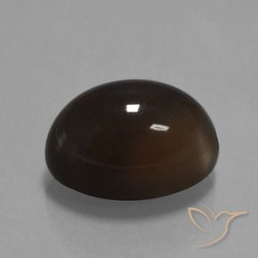 Pedra da Lua Marrom escuro Natural 32.69ct, oval, Opaco