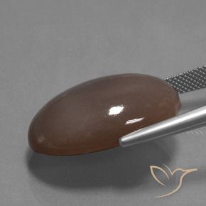 Pedra da Lua Castanho médio Natural 27.29ct, oval, Opaco