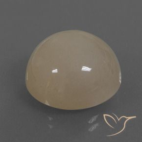 Pedra da Lua Castanho muito claro Natural 19.65ct, Redondo, Opaco