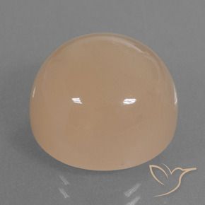 Pedra da Lua Laranja claro Natural 19.74ct, Redondo, Translúcido
