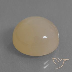 Pedra da Lua Dourado Pêssego Claro Natural 17.91ct, Redondo, Translúcido