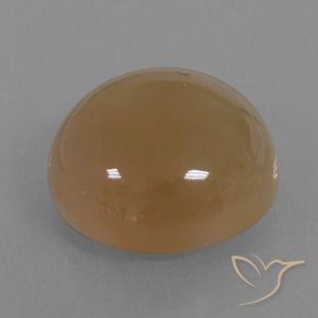 Pedra da Lua Marrom alaranjado Natural 21.98ct, Redondo, Translúcido