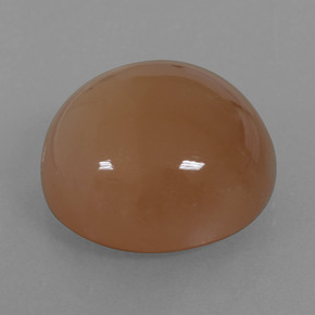 Pedra da Lua Marrom Quente Natural 23.28ct, Corte Redondo, Translúcido