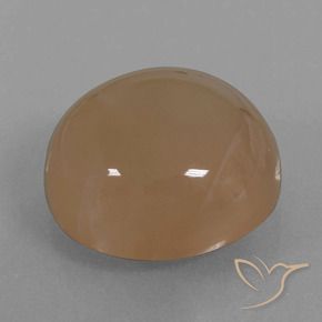 Pedra da Lua Marrom Caramelo Natural 23.89ct, Redondo, Translúcido