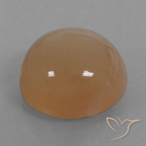 Pedra da Lua Marrom Caramelo Natural 24.65ct, Redondo, Translúcido