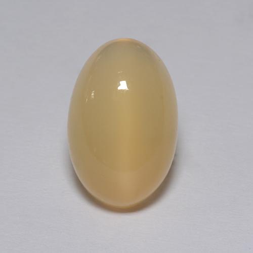 Pedra da lua marrom natural 4,30ct, corte oval, transparente