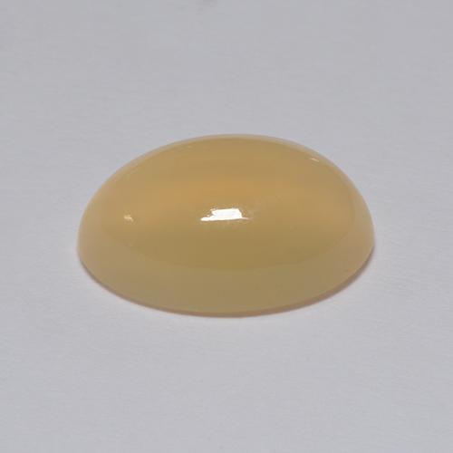 Pedra da lua marrom natural 4,30ct, corte oval, transparente