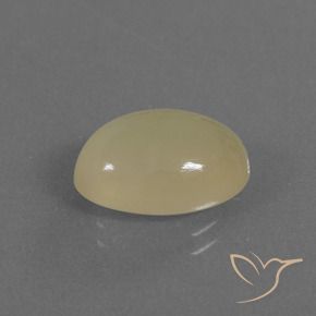 Pedra da Lua Luz amarela Natural 5.04ct, oval, Translúcido