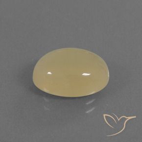 Pedra da Lua Creme Natural 5.04ct, oval, Translúcido
