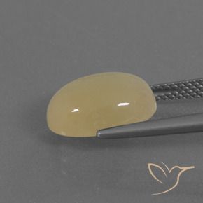 Pedra da Lua Creme Natural 5.04ct, oval, Translúcido