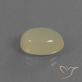 Pedra da Lua Luz amarela Natural 5.18ct, oval, Translúcido