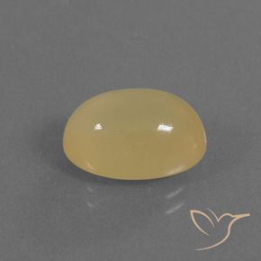 Pedra da Lua Amarelo Dijon Natural 5.34ct, oval, Translúcido