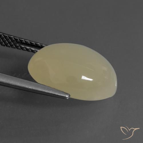 Pedra da Lua Café Marrom Claro Natural 6.24ct, oval, Translúcido