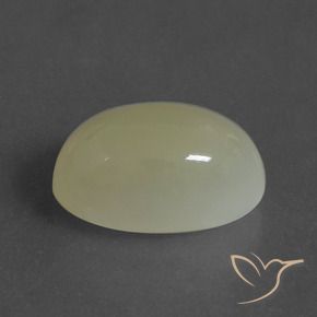 Pedra da Lua Amarelo esverdeado Natural 7.00ct, oval, Translúcido