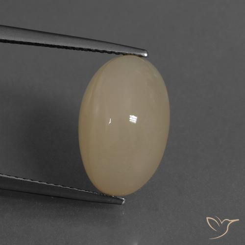 8.02ct Natural Marrom claro Pedra da Lua, oval, Translúcido