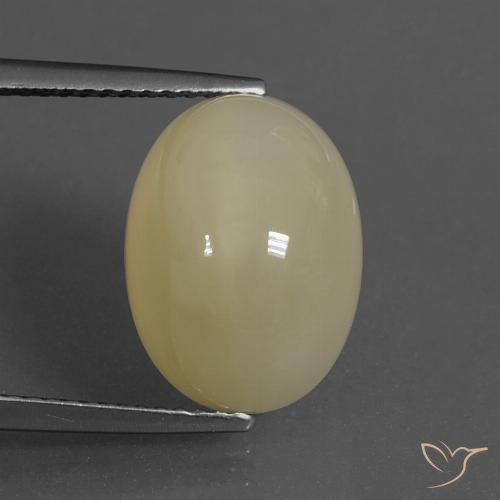 8.81ct Natural Café Marrom Claro Pedra da Lua, oval, Translúcido