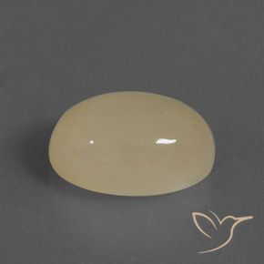 Pedra da Lua Luz amarela Natural 7.16ct, oval, Translúcido