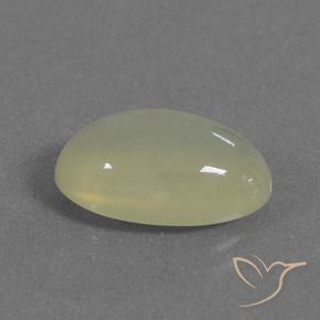 Pedra da Lua amarelo médio Natural 5.56ct, oval, Translúcido