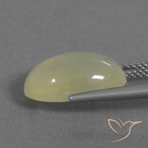 Pedra da Lua amarelo médio Natural 5.56ct, oval, Translúcido