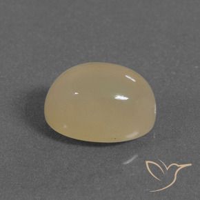 Pedra da Lua Dourado Pêssego Claro Natural 5.46ct, oval, Translúcido