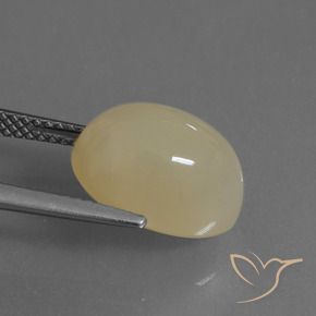 Pedra da Lua Café Marrom Claro Natural 6.34ct, oval, Translúcido