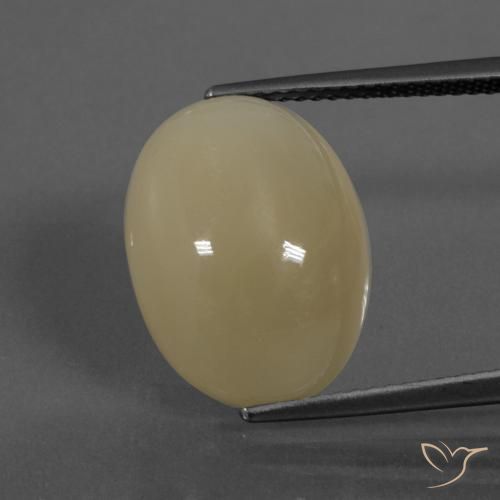 11.29ct Natural Castanho Médio-Claro Pedra da Lua, oval, Translúcido