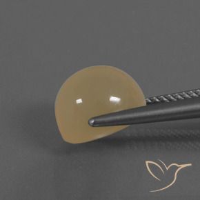 Pedra da Lua Laranja-dourado médio Natural 4.72ct, oval, Translúcido