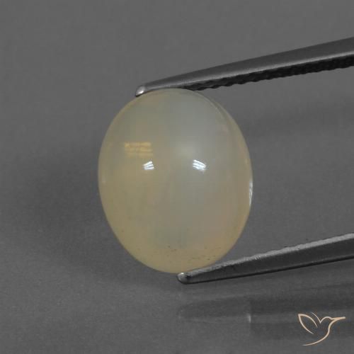 4.81ct Natural Café Marrom Claro Pedra da Lua, oval, Translúcido