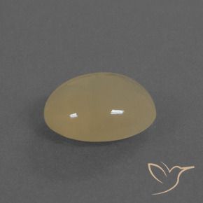 Pedra da Lua Marrom Pálido Natural 4.25ct, oval, Translúcido