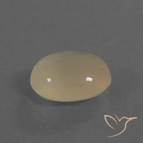 Pedra da Lua Café Marrom Claro Natural 4.87ct, oval, Translúcido