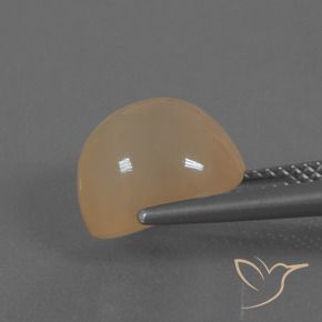 Pedra da Lua Marrom claro Natural 5.95ct, oval, Translúcido