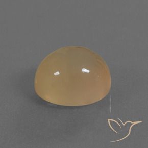 Pedra da Lua Marrom claro Natural 5.20ct, oval, Translúcido