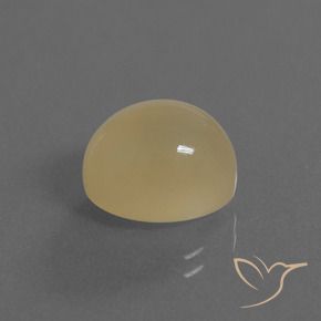 Pedra da Lua Luz amarela Natural 5.66ct, oval, Translúcido