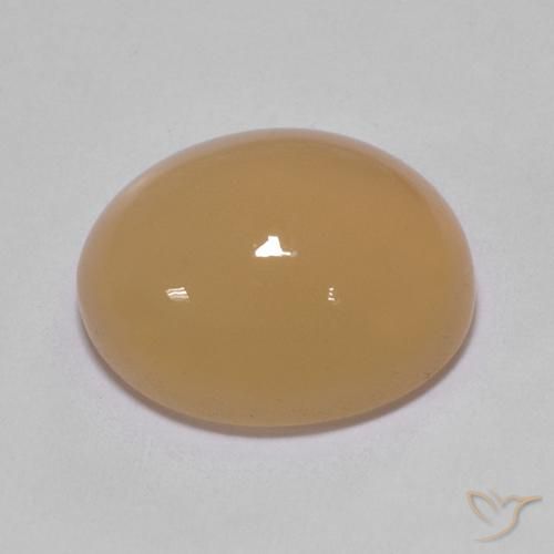 Pedra da Lua Laranja-dourado médio Natural 5.01ct, oval, Translúcido