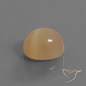 Pedra da Lua Laranja-Ouro Natural 5.32ct, oval, Translúcido