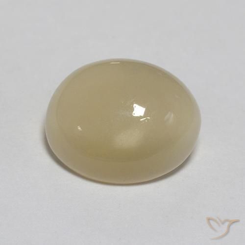 Pedra da Lua Café Marrom Claro Natural 3.03ct, oval, Translúcido