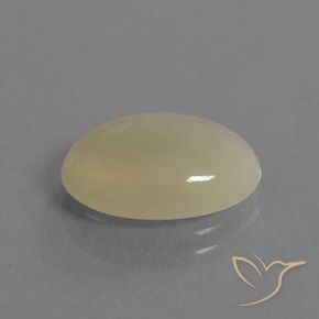 Pedra da Lua Luz amarela Natural 4.67ct, oval, Translúcido