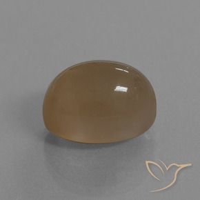 Pedra da Lua Marrom Caramelo Claro Natural 9.55ct, oval, Translúcido