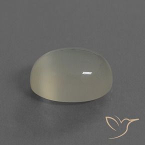 Pedra da Lua Luz amarela Natural 7.56ct, oval, Translúcido