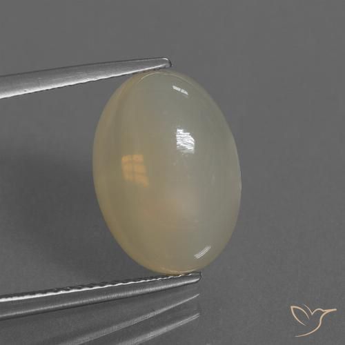 7.08ct Natural Marrom claro Pedra da Lua, oval, Translúcido