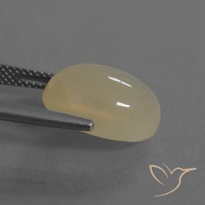 Pedra da Lua Marrom claro Natural 7.08ct, oval, Translúcido