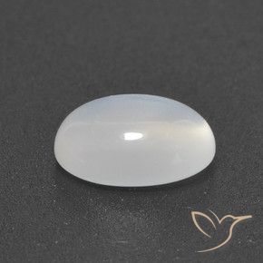 Pedra da Lua branco translúcido Natural 2.31ct, oval, Translúcido