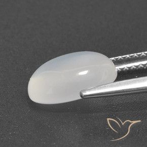 Pedra da Lua branco translúcido Natural 2.31ct, oval, Translúcido