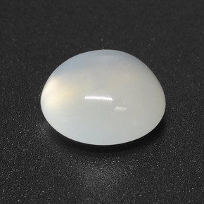 Pedra da lua branco natural 2,42ct, corte redondo, translúcido