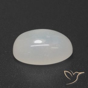 Pedra da Lua branco quente Natural 3.86ct, oval, Translúcido