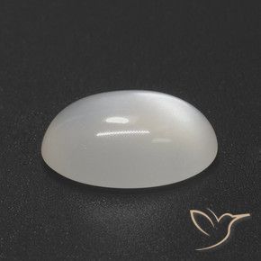 Pedra da Lua branco quente Natural 3.25ct, oval, Translúcido