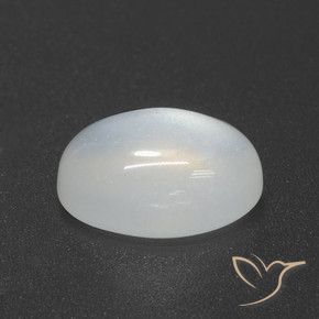 Pedra da Lua branco translúcido Natural 3.62ct, oval, Translúcido