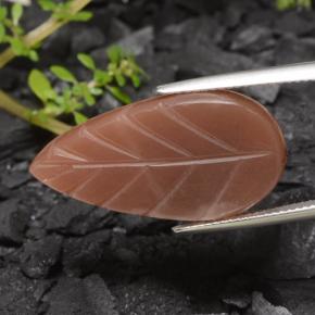 Pedra da lua laranja natural 23,00ct, forma extravagante, translúcido