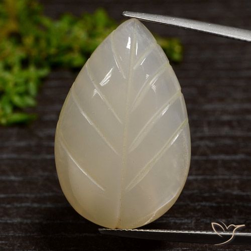 Pedra da Lua Café Marrom Claro Natural 31,11ct, Forma extravagante, Translúcido