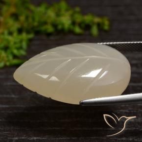 Pedra da Lua Café Marrom Claro Natural 31,11ct, Forma extravagante, Translúcido